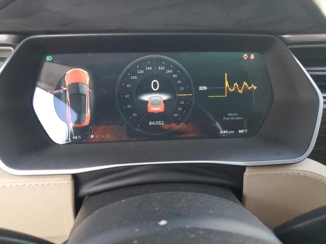 5YJSA1H19EFP52863 - 2014 TESLA MODEL S RED photo 9