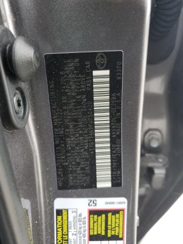 4T1G11AK0PU750420 - 2023 TOYOTA CAMRY SE NIGHT SHADE GRAY photo 12