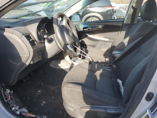 2T1BU4EE6BC641624 - 2011 TOYOTA COROLLA BASE SILVER photo 7