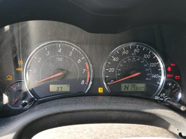 2T1BU4EE6BC641624 - 2011 TOYOTA COROLLA BASE SILVER photo 9