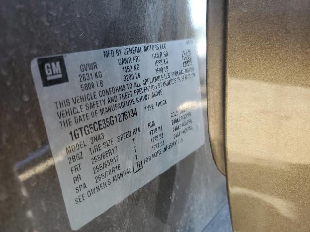 1GTG5CE35G1276134 - 2016 GMC CANYON SLE 棕色 照片 13