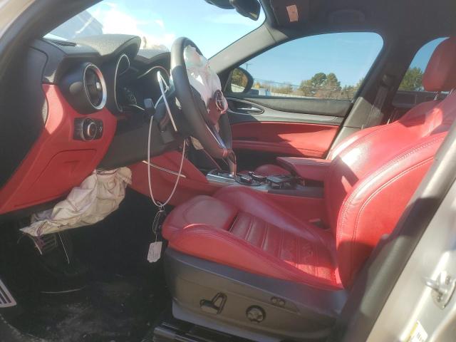 ZASPAKBN7K7C30670 - 2019 ALFA ROMEO STELVIO TI SILVER photo 7