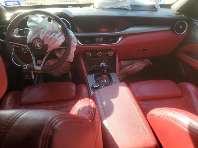 ZASPAKBN7K7C30670 - 2019 ALFA ROMEO STELVIO TI SILVER photo 8