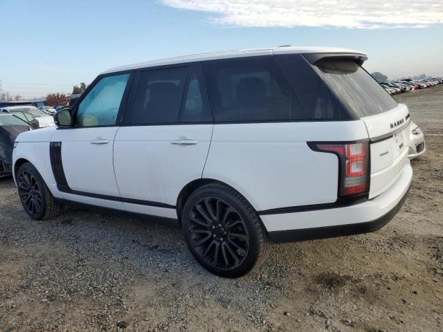 SALGV2TFXFA234167 - 2015 LAND ROVER RANGE ROVE AUTOBIOGRAPHY WHITE photo 2