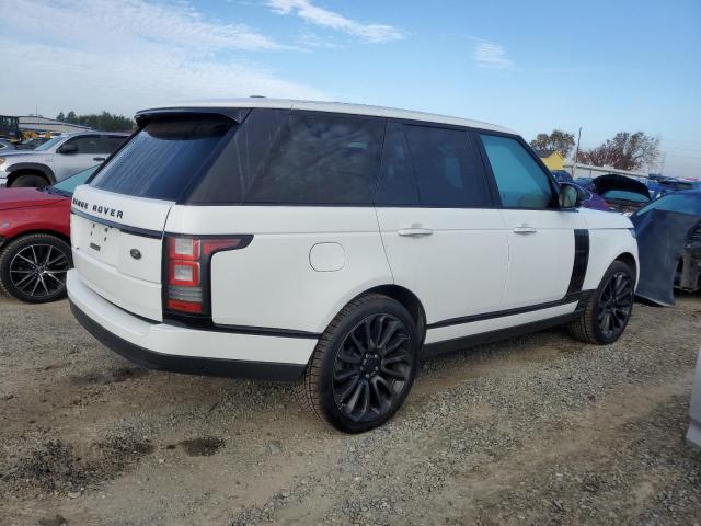 SALGV2TFXFA234167 - 2015 LAND ROVER RANGE ROVE AUTOBIOGRAPHY WHITE photo 3