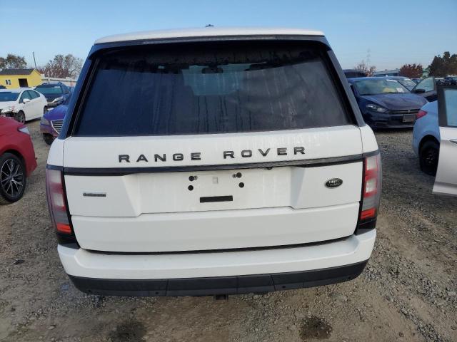 SALGV2TFXFA234167 - 2015 LAND ROVER RANGE ROVE AUTOBIOGRAPHY WHITE photo 6