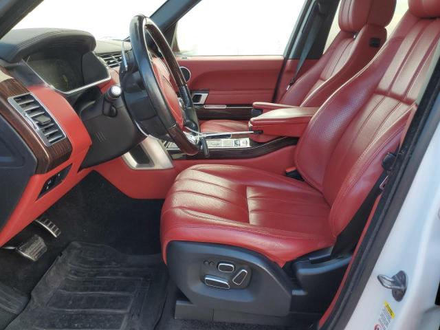 SALGV2TFXFA234167 - 2015 LAND ROVER RANGE ROVE AUTOBIOGRAPHY WHITE photo 7