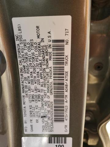 5TEJU62N39Z616826 - 2009 TOYOTA TACOMA DOUBLE CAB PRERUNNER BROWN photo 12