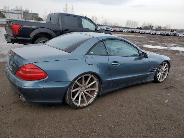 WDBSK75F93F008171 - 2003 MERCEDES-BENZ SL 500R TEAL photo 3