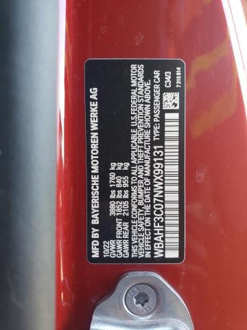 WBAHF3C07NWX99131 - 2022 BMW Z4 SDRIVE30I RED photo 12