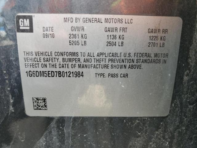 1G6DM5ED7B0121984 - 2011 CADILLAC CTS PERFORMANCE COLLECTION Grafit fotoğraf 13