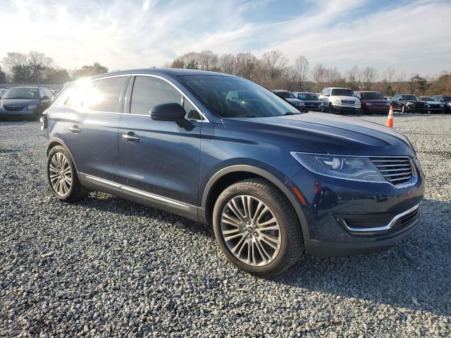 2LMPJ6LR8HBL47028 - 2017 LINCOLN MKX RESERVE Կապույտ լուսանկար 4