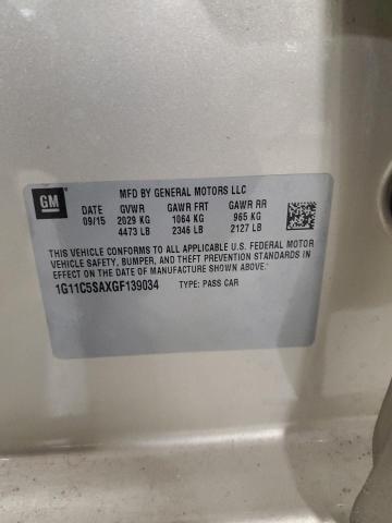 1G11C5SAXGF139034 - 2016 CHEVROLET MALIBU LIM LT 米色 照片 13