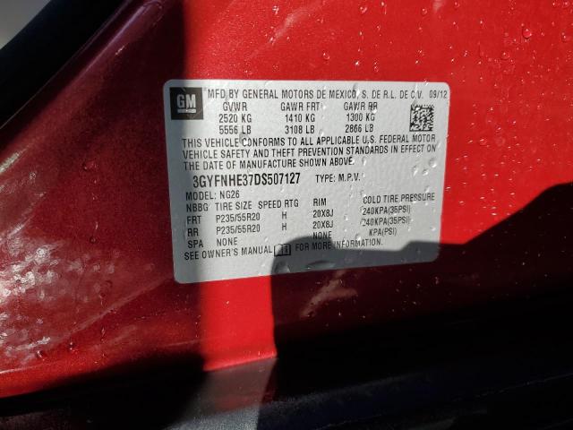 3GYFNHE37DS507127 - 2013 CADILLAC SRX PERFORMANCE COLLECTION Rouge photo 13