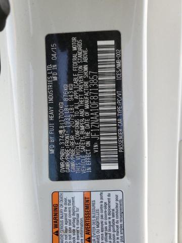 JF1ZNAA10F8713857 - 2015 TOYOTA SCION FR-S WHITE photo 13