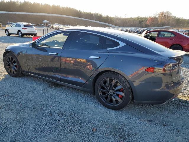 5YJSA1H26EFP62601 - 2014 TESLA MODEL S GRAY photo 2