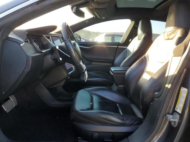 5YJSA1H26EFP62601 - 2014 TESLA MODEL S GRAY photo 7