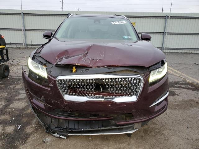 5LMCJ3C97KUL22967 - 2019 LINCOLN MKC RESERVE ბურგუნდია ფოტო 5
