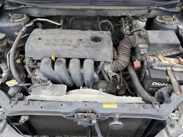 2T1KR32E35C552050 - 2005 TOYOTA COROLLA MA XR GRAY photo 12