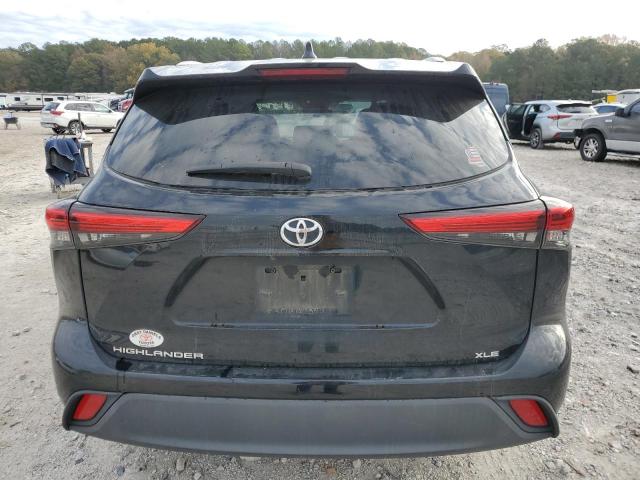 5TDGZRAH2LS011385 - 2020 TOYOTA HIGHLANDER XLE BLACK photo 6
