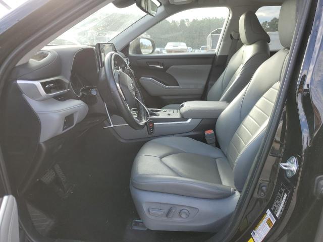 5TDGZRAH2LS011385 - 2020 TOYOTA HIGHLANDER XLE BLACK photo 7