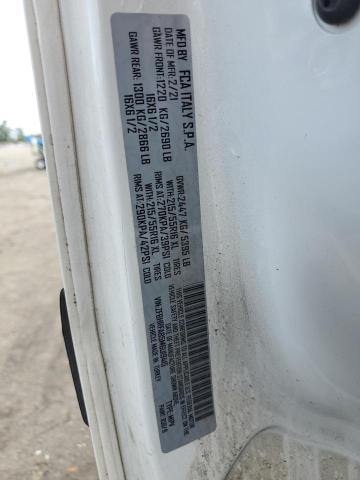 ZFBHRFAB5M6U19415 - 2021 RAM PROMASTER WHITE photo 13