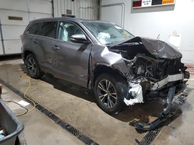 5TDJKRFH6GS285942 - 2016 TOYOTA HIGHLANDER XLE GRAY photo 4