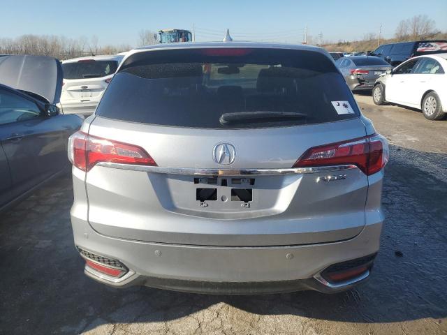 5J8TB3H77JL012660 - 2018 ACURA RDX ADVANCE SILVER photo 6