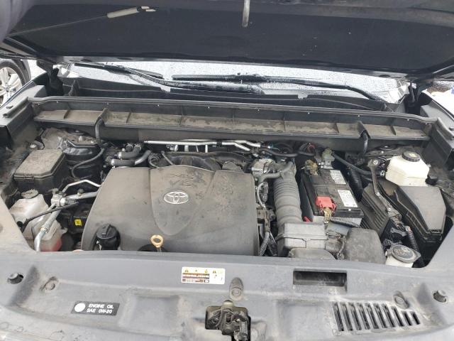 5TDGZRBH0LS015997 - 2020 TOYOTA HIGHLANDER XLE BLACK photo 11