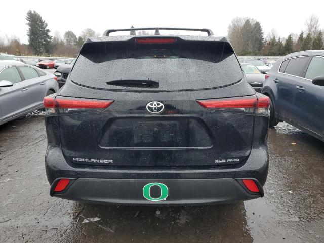 5TDGZRBH0LS015997 - 2020 TOYOTA HIGHLANDER XLE BLACK photo 6