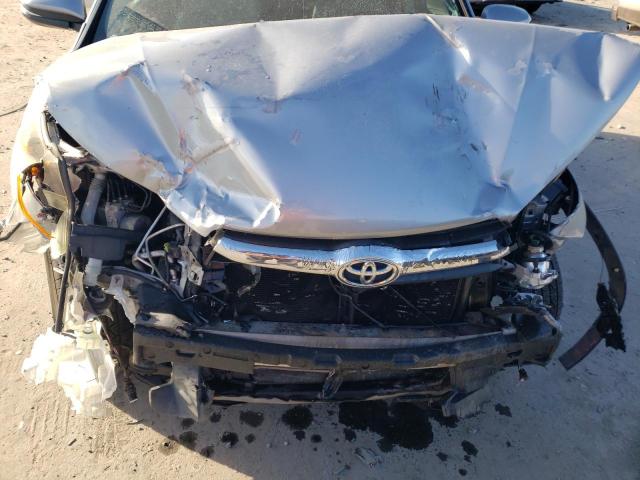 5TDJKRFHXFS161932 - 2015 TOYOTA HIGHLANDER XLE SILVER photo 12