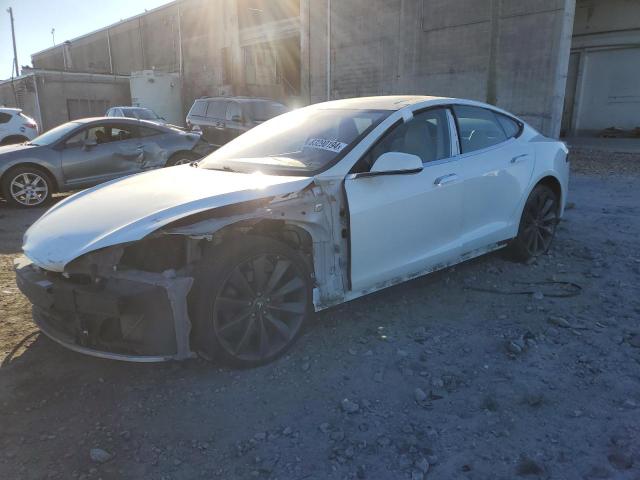 5YJSA1DP3CFS00590 - 2012 TESLA MODEL S WHITE photo 1