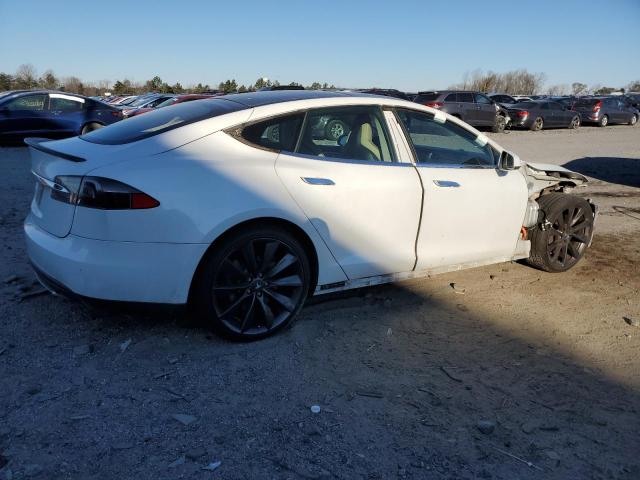 5YJSA1DP3CFS00590 - 2012 TESLA MODEL S WHITE photo 3