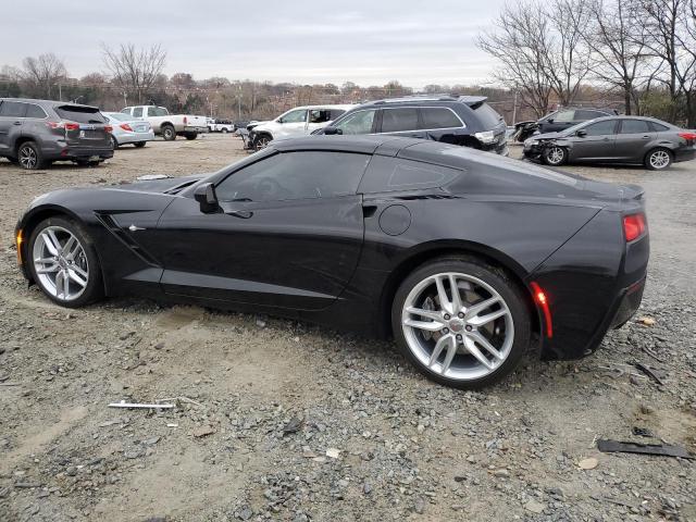1G1YB2D79J5106511 - 2018 CHEVROLET CORVETTE STINGRAY 1LT BLACK photo 2