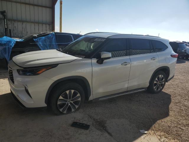 5TDGZRAH8NS546532 - 2022 TOYOTA HIGHLANDER XLE WHITE photo 1