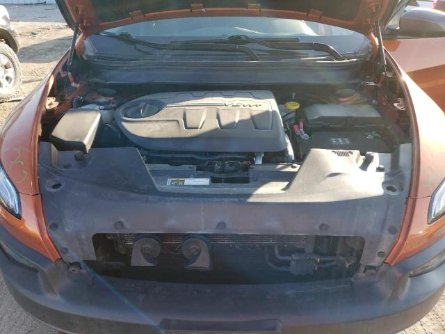 1C4PJMBSXFW776059 - 2015 JEEP CHEROKEE TRAILHAWK ORANGE photo 12