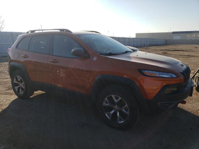1C4PJMBSXFW776059 - 2015 JEEP CHEROKEE TRAILHAWK ORANGE photo 4