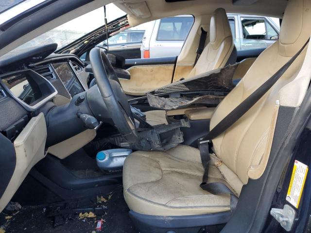 5YJSA1CN8DFP22472 - 2013 TESLA MODEL S 蓝色 照片 7