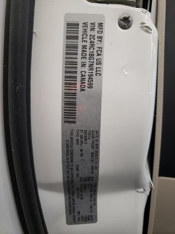 2C4RC1BG7NR194599 - 2022 CHRYSLER PACIFICA TOURING L 白色 照片 14