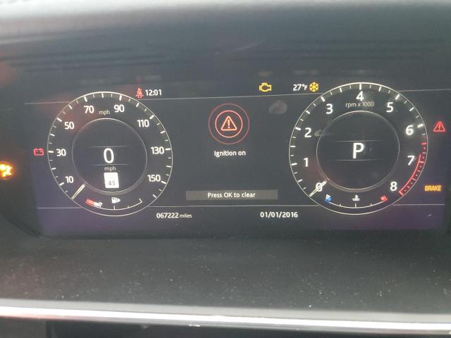 SALWR2RU9KA868280 - 2019 LAND ROVER RANGE ROVE HSE BLACK photo 9