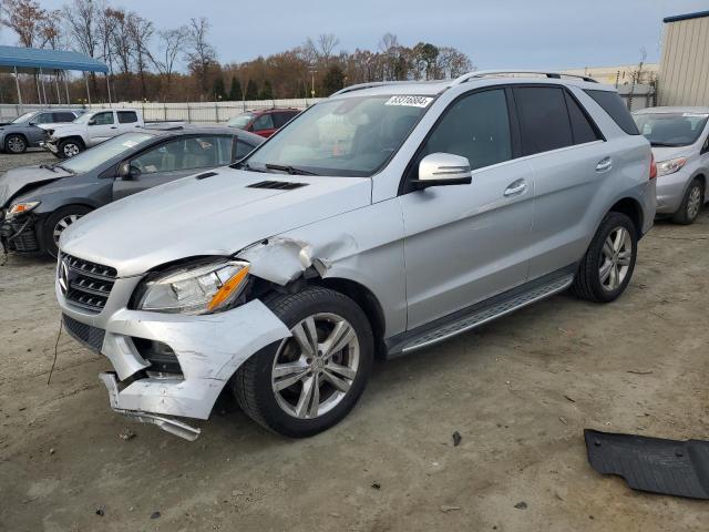 4JGDA5HB4DA160928 - 2013 MERCEDES-BENZ ML 350 4MATIC SILVER photo 1
