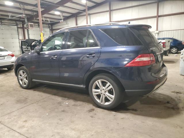 4JGDA5HB1DA250537 - 2013 MERCEDES-BENZ ML 350 4MATIC BLUE photo 2