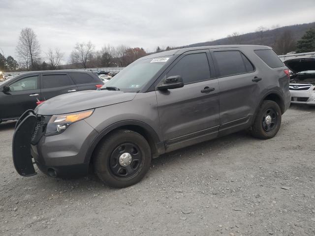 1FM5K8ATXEGC37743 - 2014 FORD EXPLORER POLICE INTERCEPTOR 灰色 照片 1