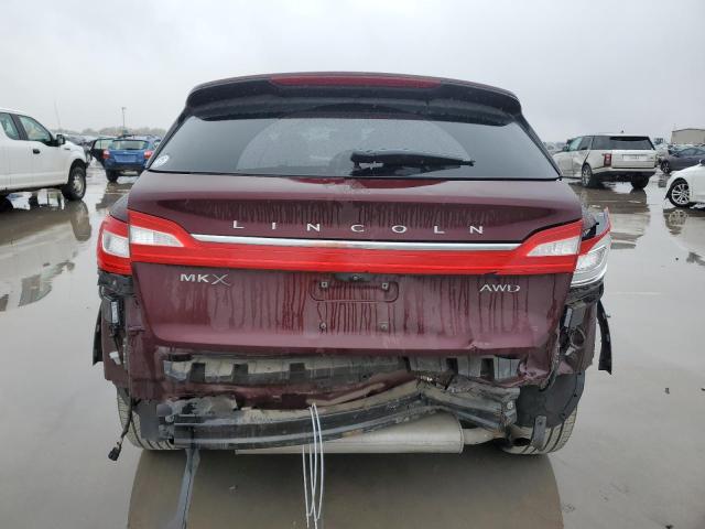 2LMPJ8LR1HBL48792 - 2017 LINCOLN MKX RESERVE BURGUNDY photo 6