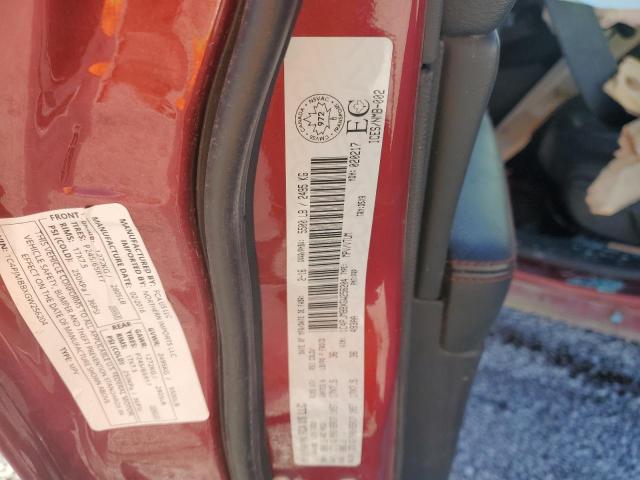 1C4PJMBBXGW256204 - 2016 JEEP CHEROKEE TRAILHAWK MAROON photo 12