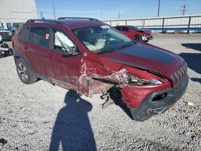 1C4PJMBBXGW256204 - 2016 JEEP CHEROKEE TRAILHAWK MAROON photo 4