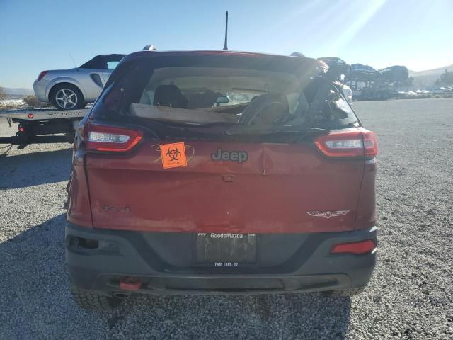 1C4PJMBBXGW256204 - 2016 JEEP CHEROKEE TRAILHAWK MAROON photo 6