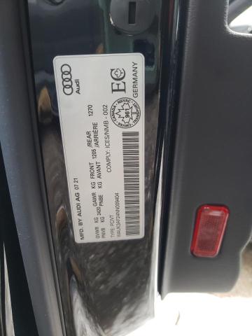 WAUK3AF24NN009404 - 2022 AUDI A6 PROGRESSIV S-LINE BLACK photo 12