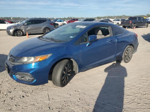 2HGFG3B09FH520580 - 2015 HONDA CIVIC EXL 蓝色 照片 1