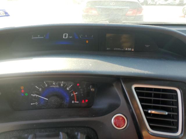 2HGFG3B09FH520580 - 2015 HONDA CIVIC EXL 蓝色 照片 9